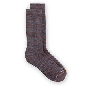 Rocco Crew Sock-Maroon