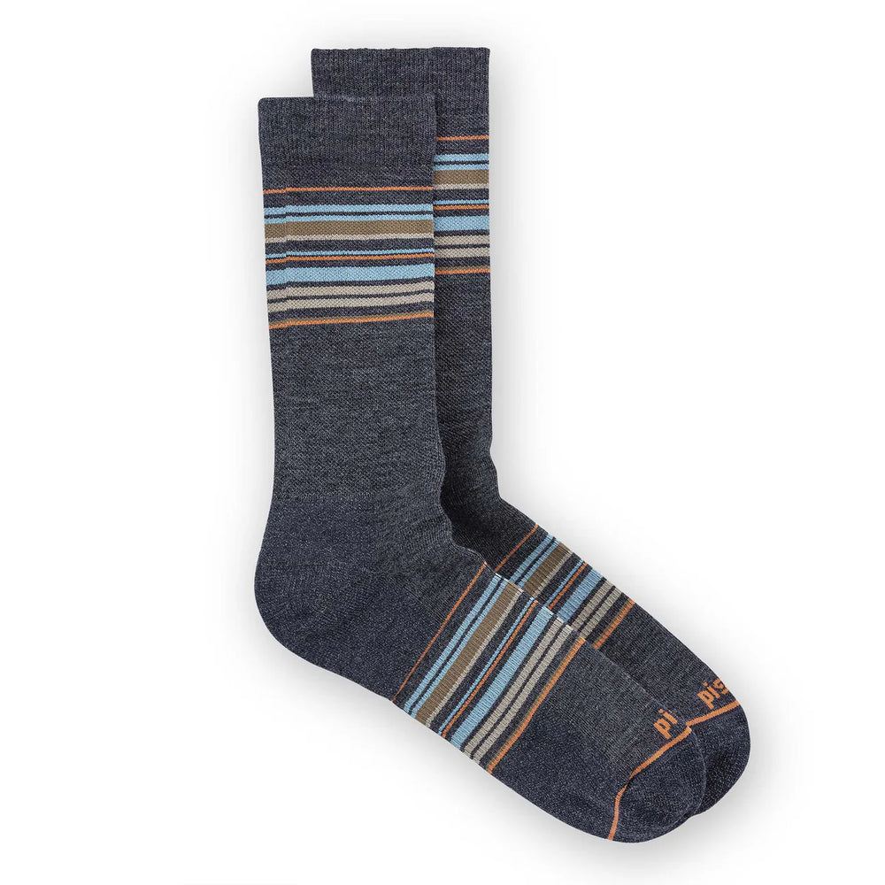 Elwood Crew Sock-Charcoal