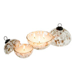 Confetti Glass Bauble Candle Large - Amber Spruce