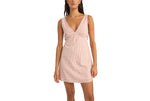 Lola Check Mini Dress- Dusty pink