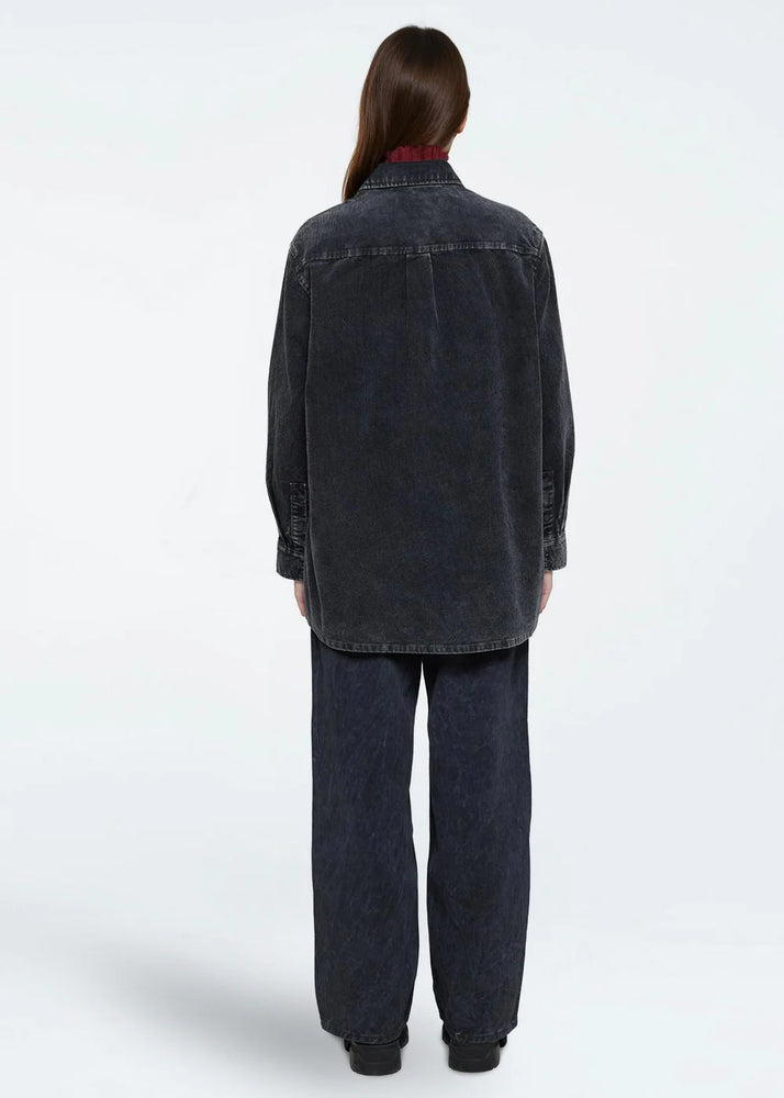 Layne Corduroy Shirt - Dark Grey
