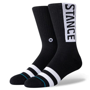 KIDS OG CREW SOCKS 3 PACK- Black/White