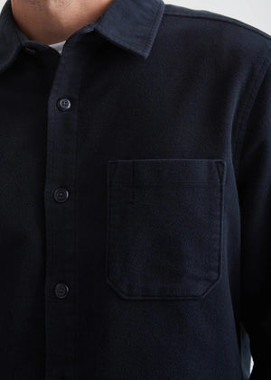 No Sweat Moleskin Shirt - Navy