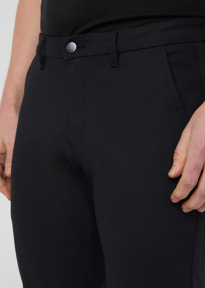 NuStretch Relaxed Taper Trouser - Black