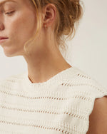 CLODIE cotton sleeveless sweater