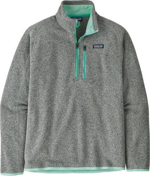 M's Better Sweater® 1/4-Zip Fleece - Stonewash w/ Early Teal