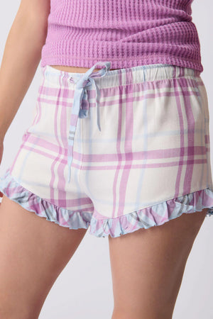 Seeing Stripes Shorts - Ivory