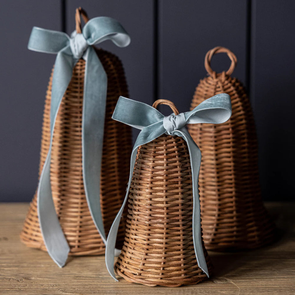 Holiday Rattan Bells Set