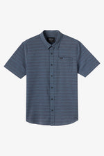TRVLR UPF TRAVERSE STRIPE RELAXED FIT SHIRT - Graphite