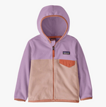Kids' Micro D® Snap-T® Fleece Jacket - Seafan Pink: Dragon Purple