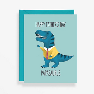 Papasaurus Father's Day Card