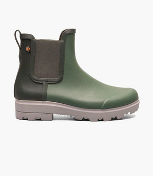 Holly Chelsea Rain Boot - Green Ash