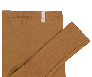 Rib Leggings - Caramel