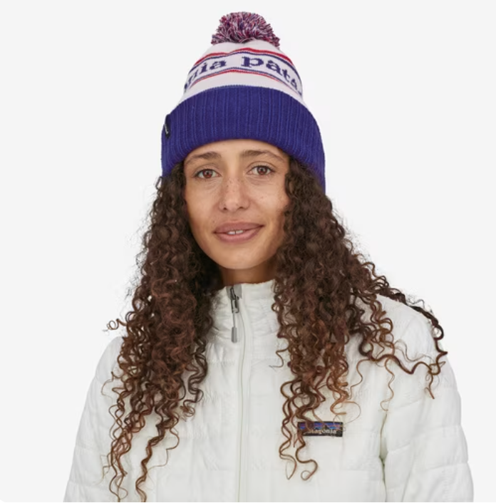 Powder Town Beanie - Park Stripe: Viking Blue