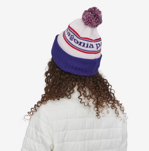 Powder Town Beanie - Park Stripe: Viking Blue