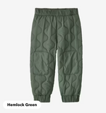 Baby Quilted Puff Joggers- Hemlock Green
