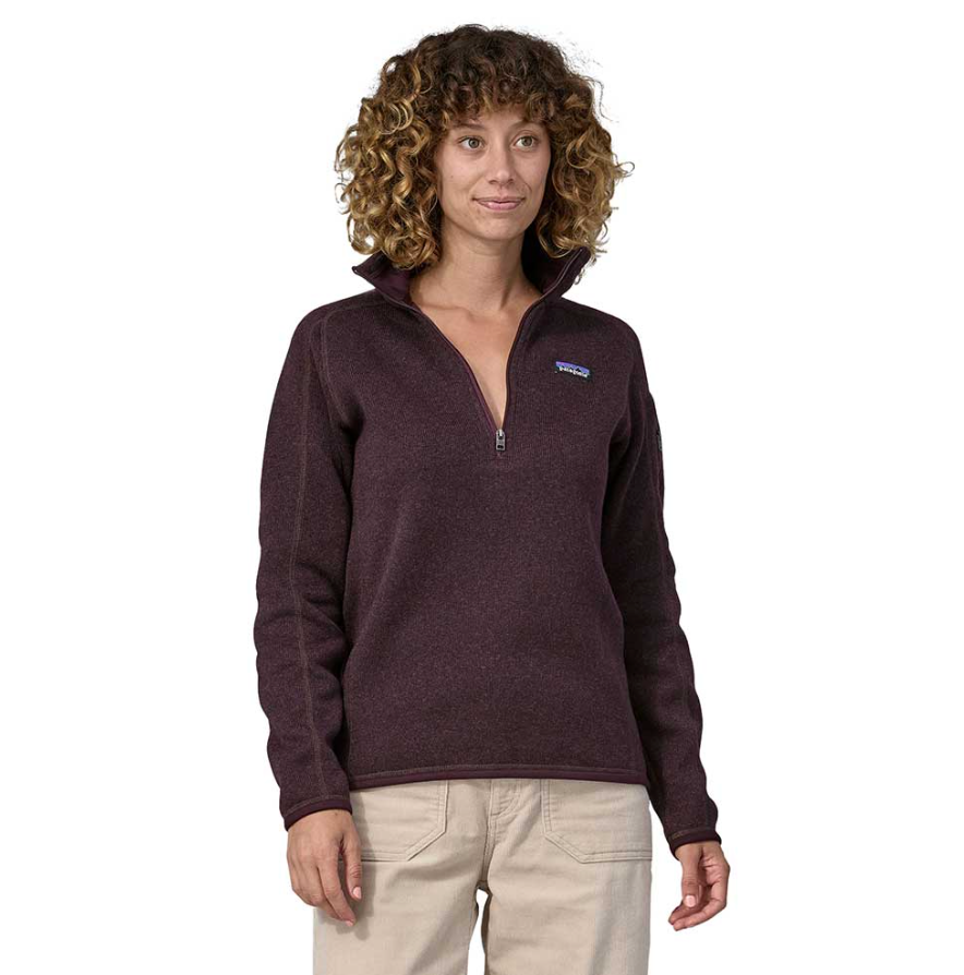 W's Better Sweater® 1/4-Zip Fleece- Obsidian Plum