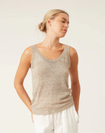 NAIF LIO TANK / MELANGE TAUPE