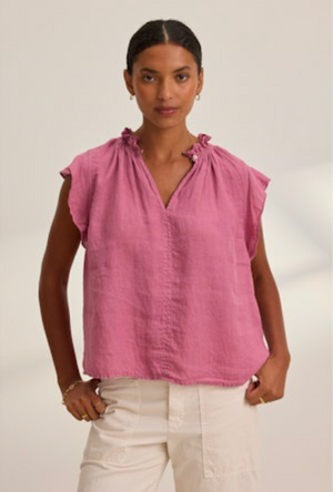 Semira Woven Linen Top