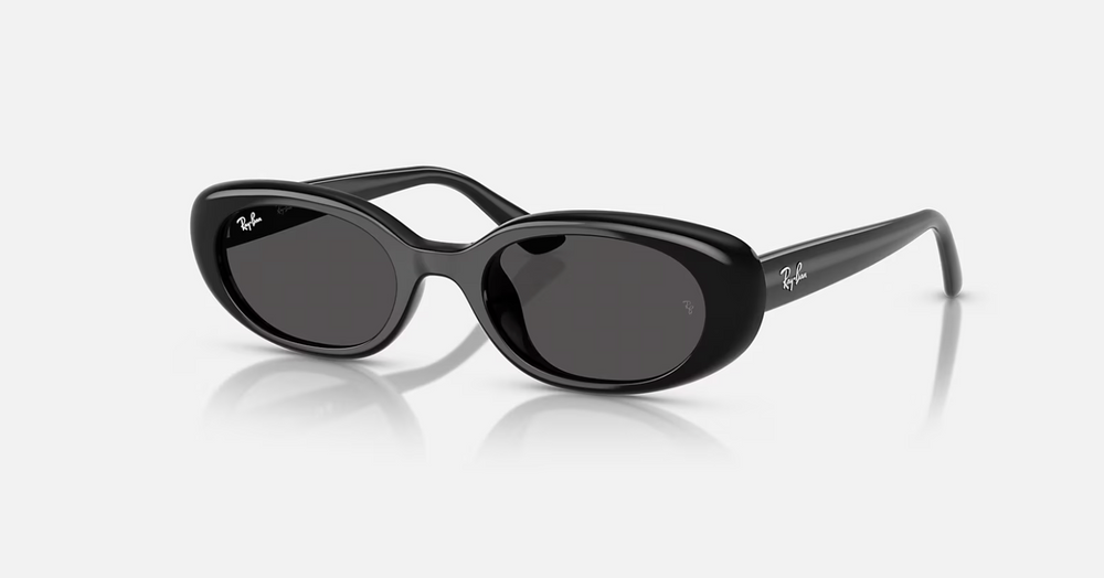 RB4441D BIO-BASED | FRAME Polished Black LENSES Dark Grey