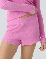 Reloved Rib Shorts- Pink Rose