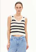 CLAAIRE STRIPES- raw white-night sky