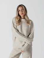 Tanya Crewneck Sweater - Oat Mix