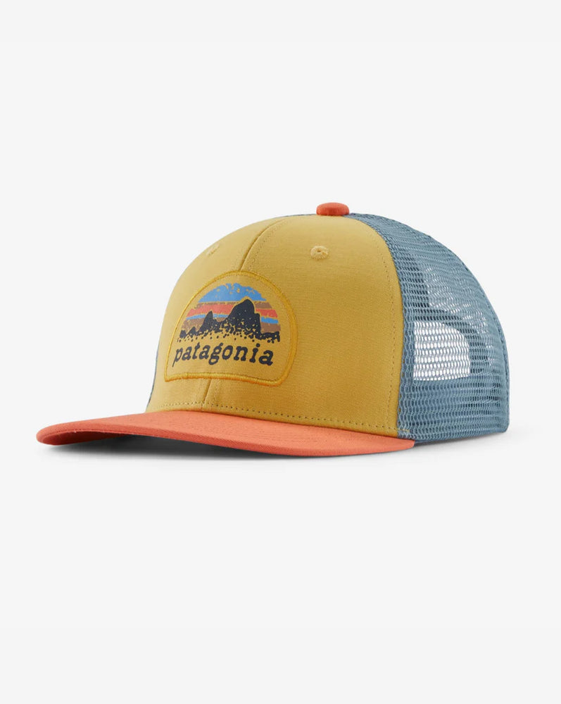 K's Trucker Hat - Skyline Stencil: Surfboard Yellow