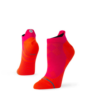 WOMENS QUADRILATERAL TAB SOCKS- Magenta