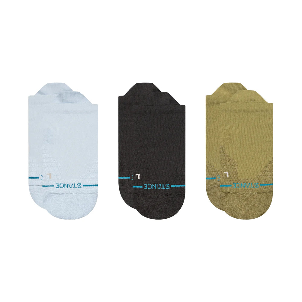 WOMENS ICONIC MID TAB SOCKS 3 PACK-Ice Blue