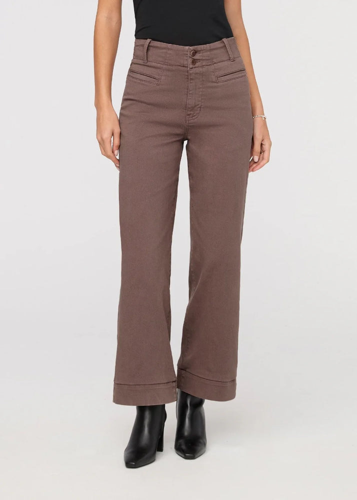 LuxTwill High Rise Trouser 28L - Claystone (CLS)