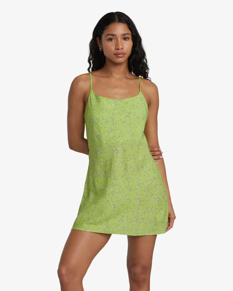 Macarthur Midi Dress - Neon Green