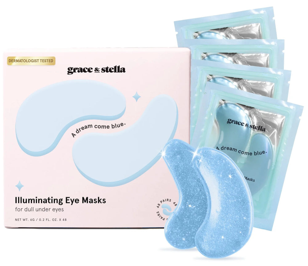 Illuminating Blue Eye Masks