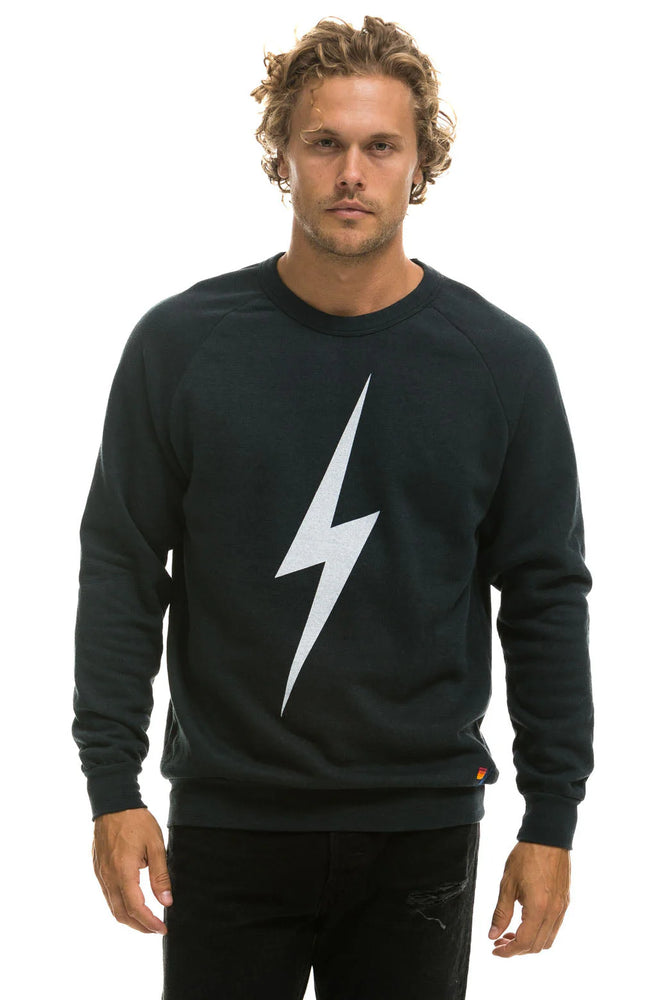 Bolt Crew Sweat Shirt - Charcoal