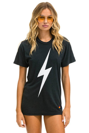 Aviator Nation Crew Tee - Bolt Charcoal