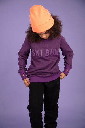 Ski Bum Sweat - Purple