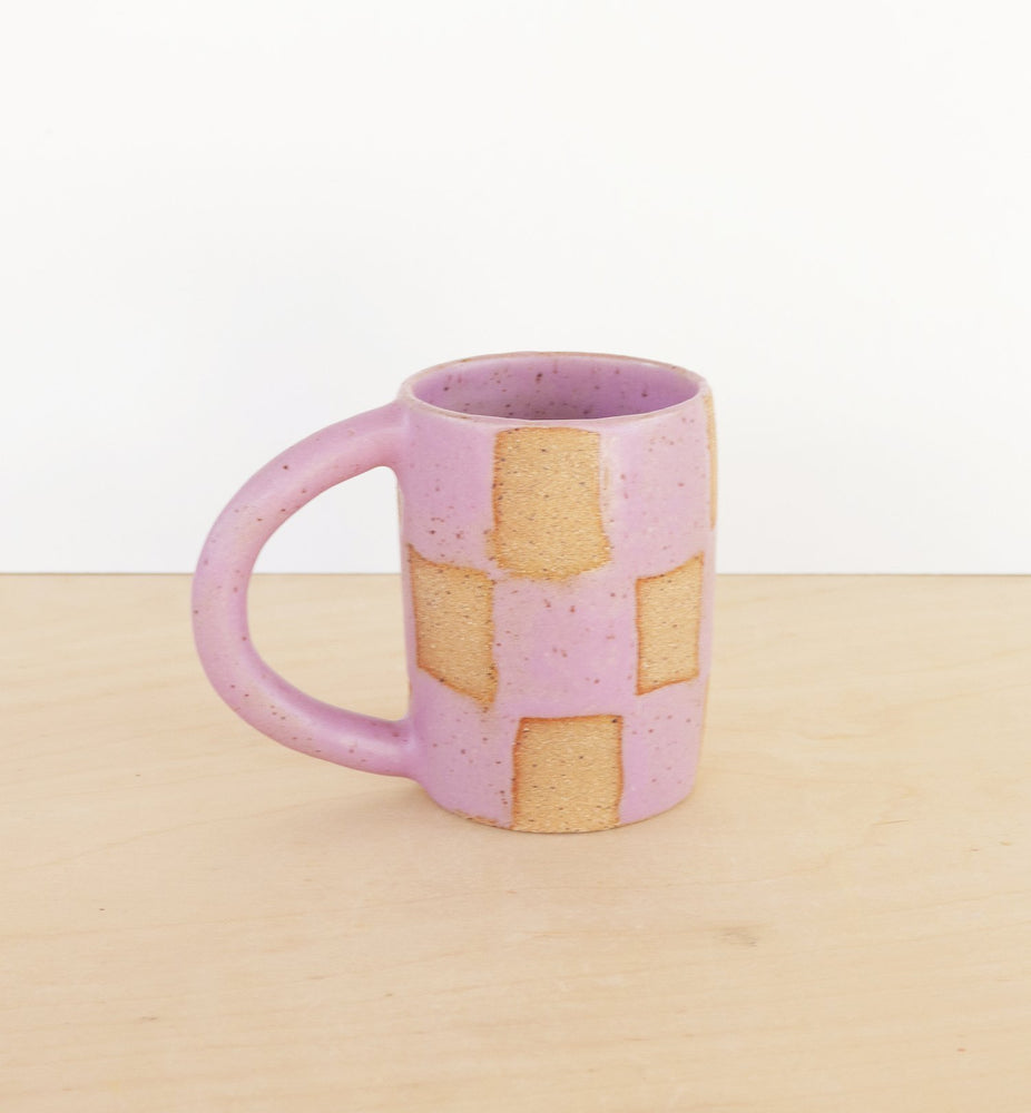 Checkerboard Ceramic Mug