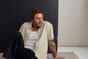 Classic Linen Ss Shirt- Sand