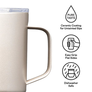 Insulated 16oz Coffee Mug | Latte/Oat Milk