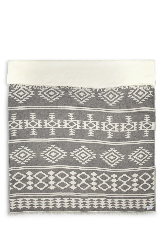 THE BEACH | Fleece Throw Regular price- Granite