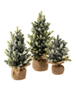 Faux Frosted Tabletop Tree - Large
