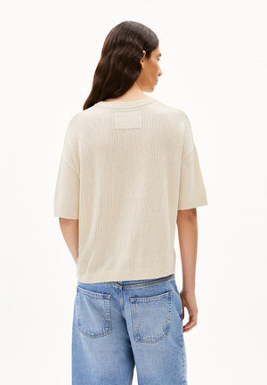 LIZAA LINO | KNIT SHIRT MADE OF LINEN-MIX