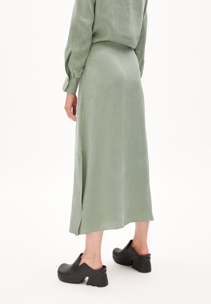 MILAJAA Skirt - Grey Green