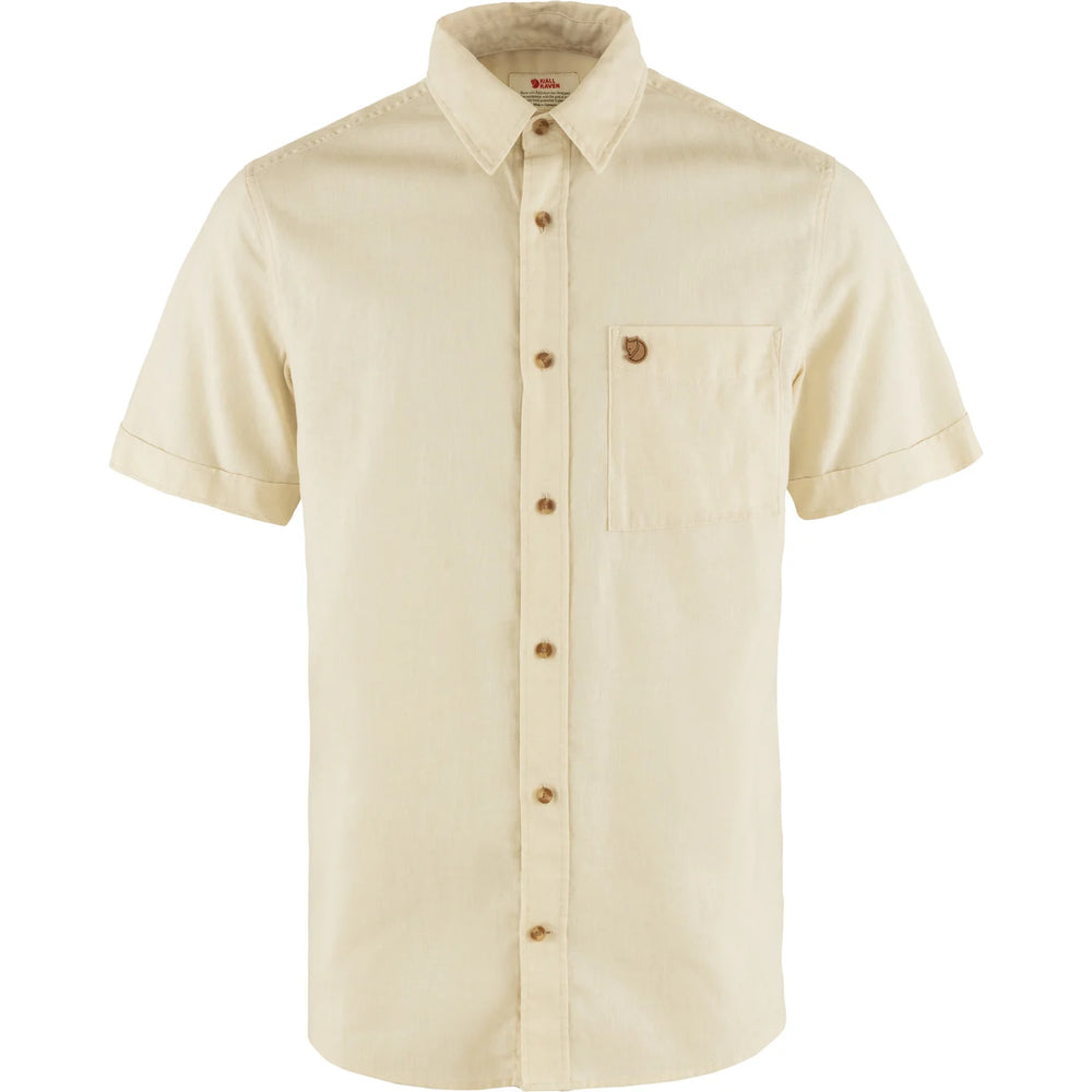 Övik Travel Shirt SS M - Chalk White