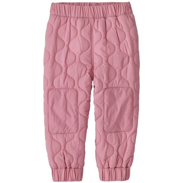 Baby Quilted Puff Joggers- Planet Pink