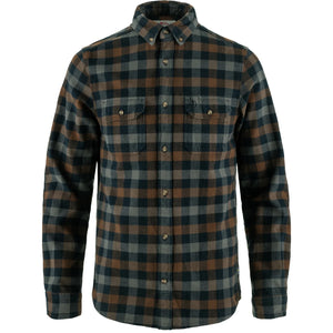 Skog Shirt M | Dark Navy - Dark Oak