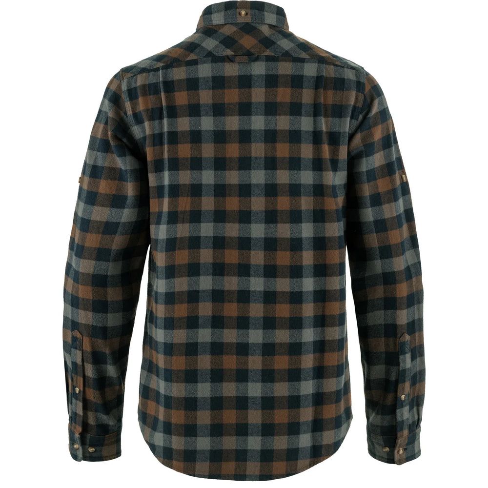 Skog Shirt M | Dark Navy - Dark Oak