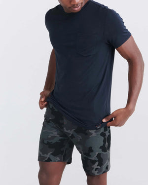 Snooze Short - Supersize Camo Dark Charcoal