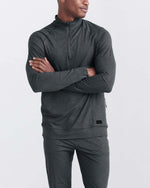 PeakDaze Soft Knit Performance Half Zip - Turbulence Heather