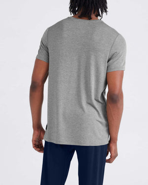 Snooze Sleep Short Sleeve | Dark Heather Grey